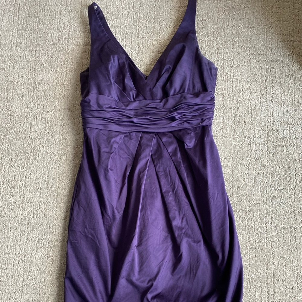 Purple bridesmaid dress